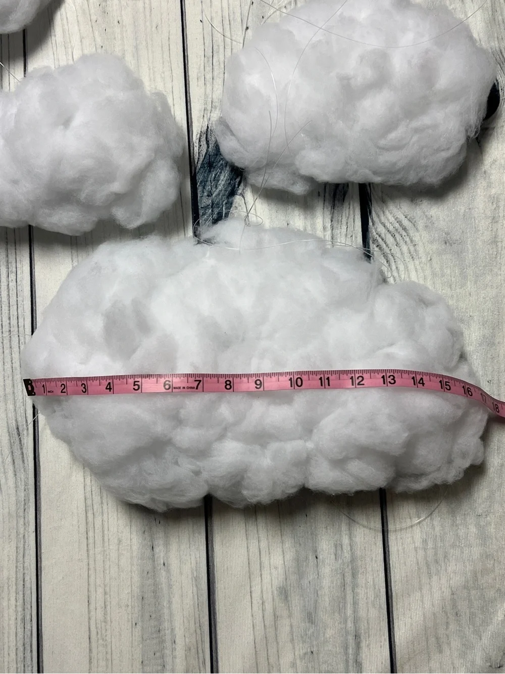 Handmade Hanging Cloud Decor Props - Set of 7